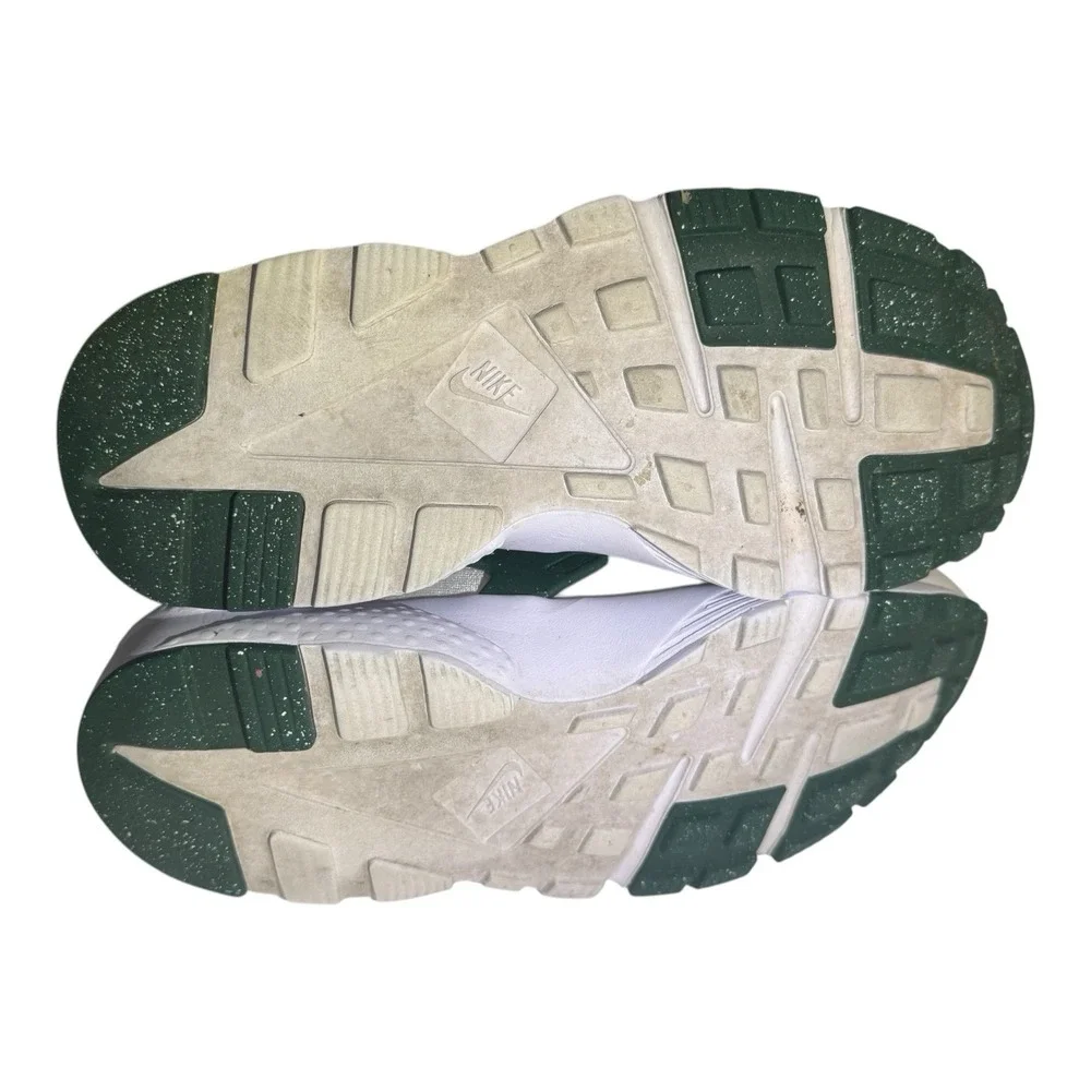 Nike Air Huarache Run Kids Size 6Y White Green Orange DX3065-100